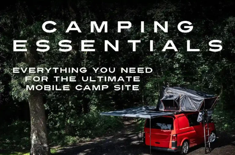 camping essentials blog post